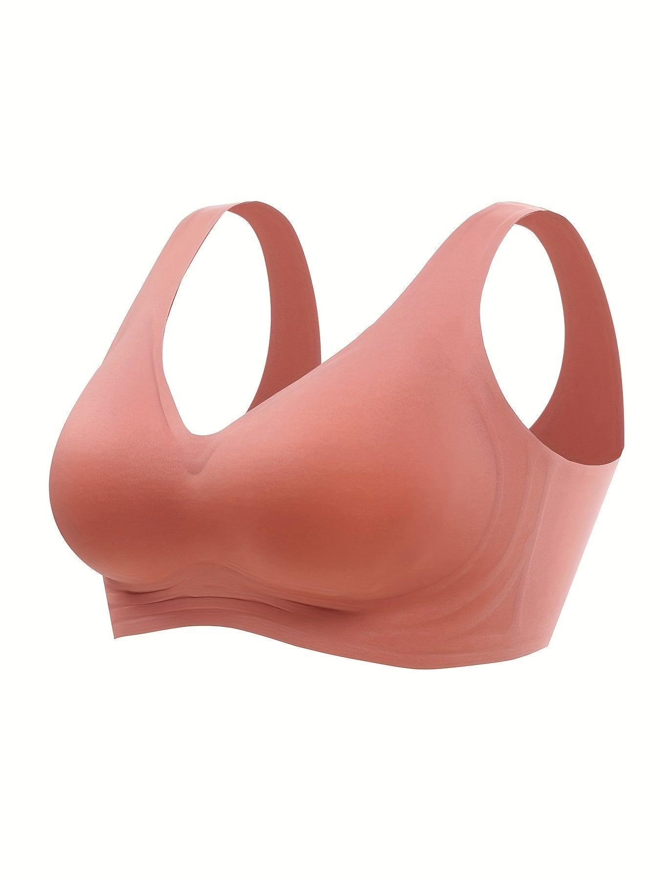 Seamless Wireless Sports Bra Comfy Fitness Yoga Padded Tank Bra