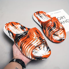 Men's Camo Non Slip Slides Lightweight Quick Dry Slippers