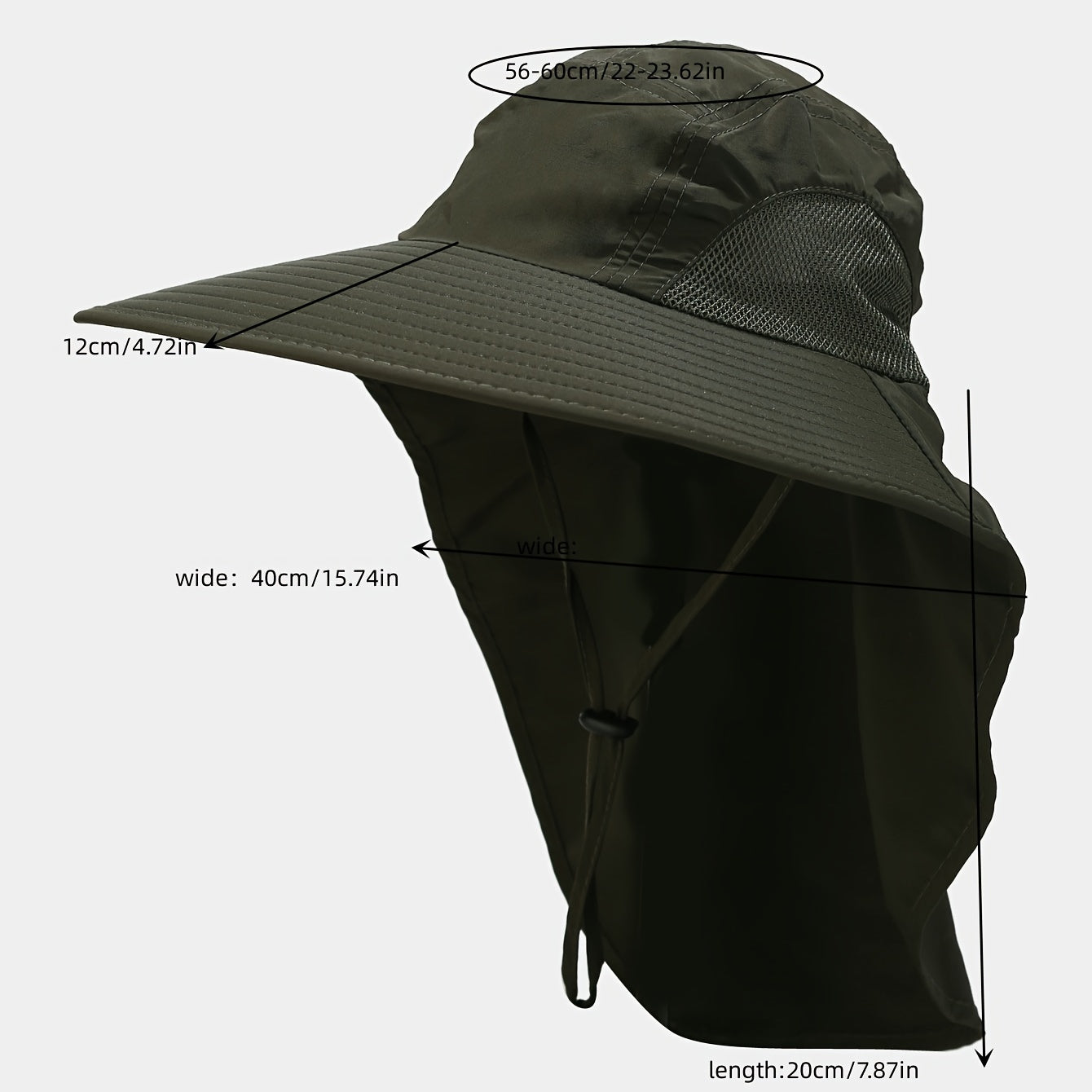 UV Protection Hat for Men Spring Summer Outdoor Sunshade Fishing Bucket Hat