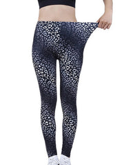 Women's Ombre Leopard Cropped Pants