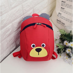 Toddler Boys Girls Bear Print Backpack With Leash Harness