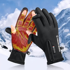 Warm Winter Gloves for Men and Women - Windproof Touchscreen Cycling