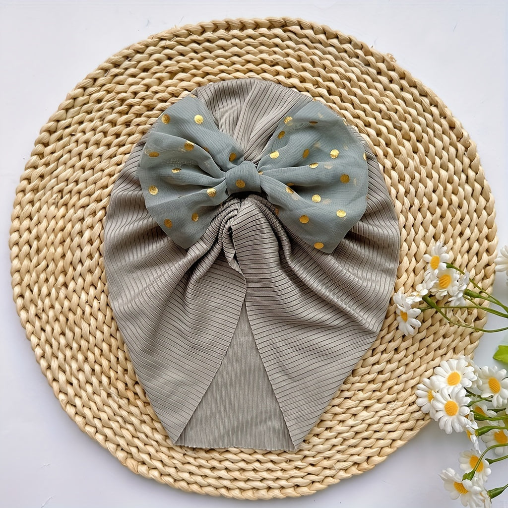Baby Thin Headband Soft & Comfortable Bow Hat for Infants & Newborns