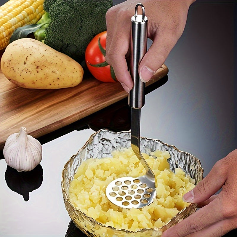 2pcs Stainless Steel Potato Fruit Press Manual Food Processing Tools