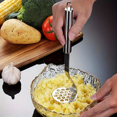 2pcs Stainless Steel Potato Fruit Press Manual Food Processing Tools