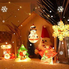 6pcs LED Elk Shape String Lights Christmas Decoration Supplies