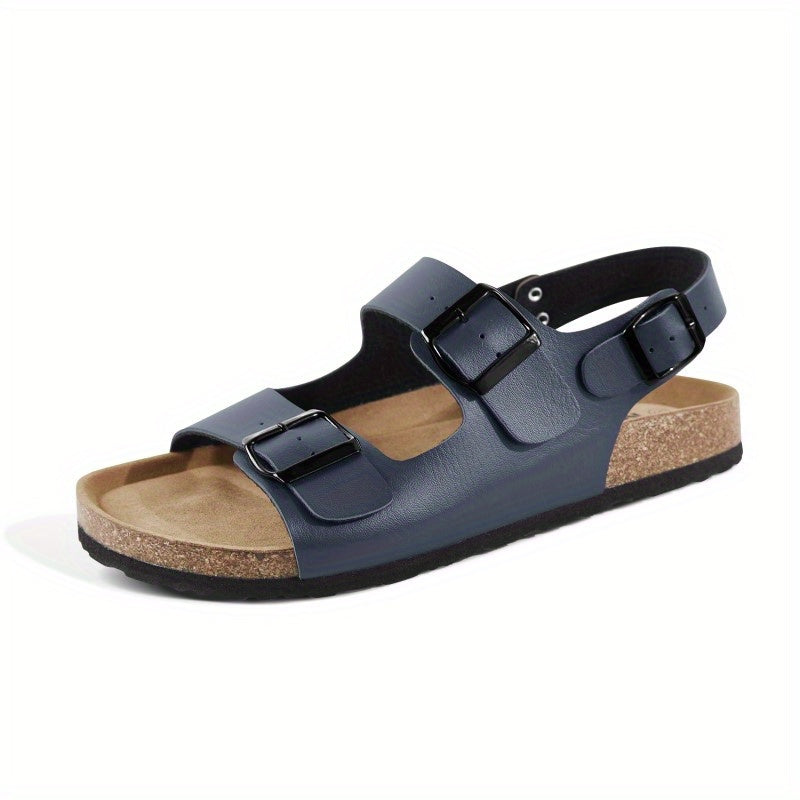 Men's Buckle Sandals Casual Non Slip Shoes Open Toe Shoes For Outdoor Beach