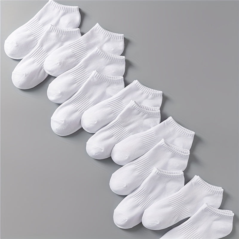 12 Pairs Soft Lightweight Low Cut Ankle Socks Women's Stockings