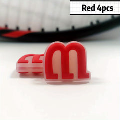 4PCS Tennis Vibration Dampener Silicone Racket Shock Absorbers