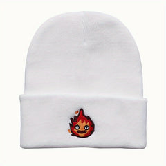 Anime Pattern Knit Beanie Hat Ear Protection