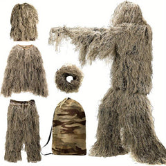 5 in 1 Ghillie Suit For Jungle CS Bird Watching Halloween Costume Prop