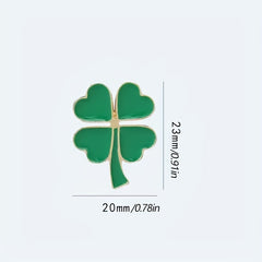 Shamrock Pin for Clothes Backpack Hat Party Gift Boys Girls