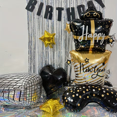 Large 4D Year Decoration Balloons for Indoor & Outdoor Party