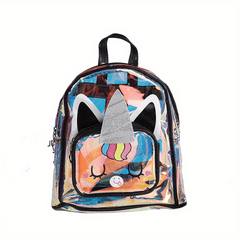 Kids Transparent Travel Backpack Shoulder Bag
