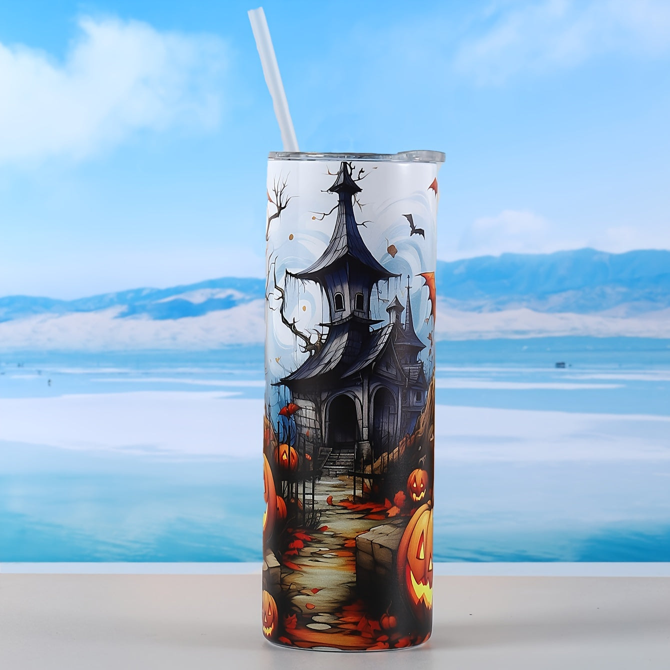 590ml Halloween Leakproof Insulation Water Cup Stainless Steel Bottle