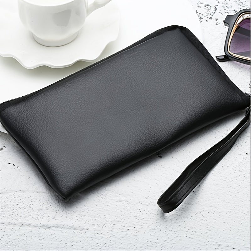 PVC Leather Glasses Case Rectangular Sunglasses Mobile Phone Soft Case