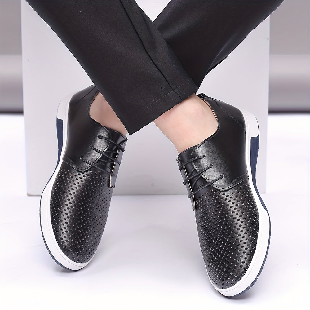Men's Hollow Out Casual Oxfords Shoes Lightweight Walking Sneakers