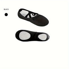 Girl's Solid Ballet Shoes Kids Dance Shoes Comfy Adjustable Sneakers