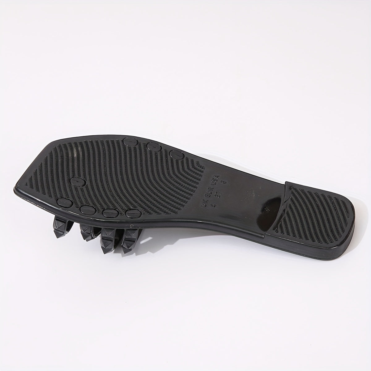 Women's Rivets Slide Sandals Stylish Flat Shoes Lightweight Summer Shoes