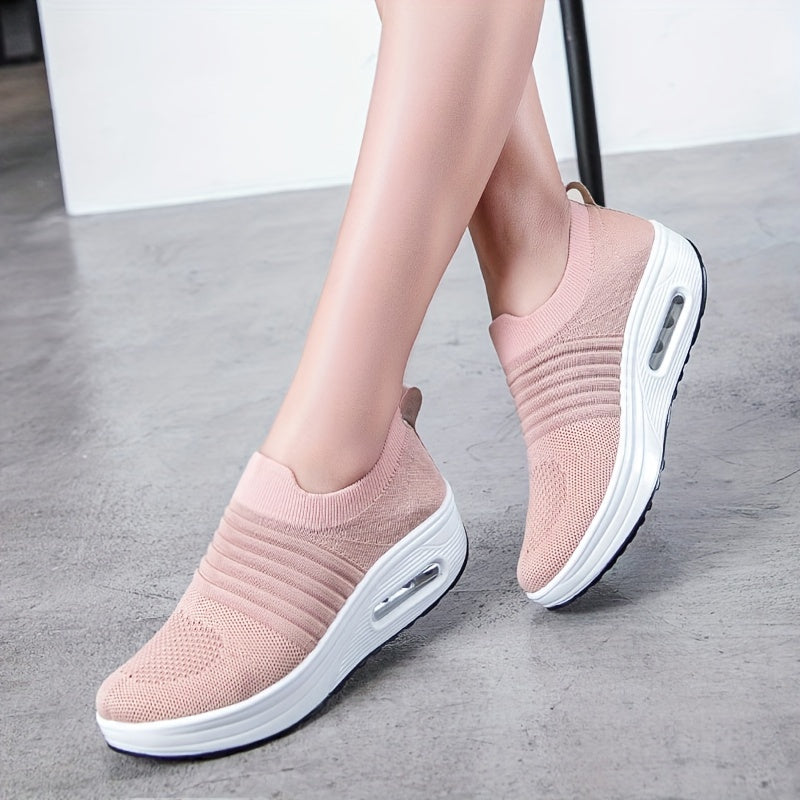 Women's Mesh Tennis Shoes Lightweight Air Cushion Non slip