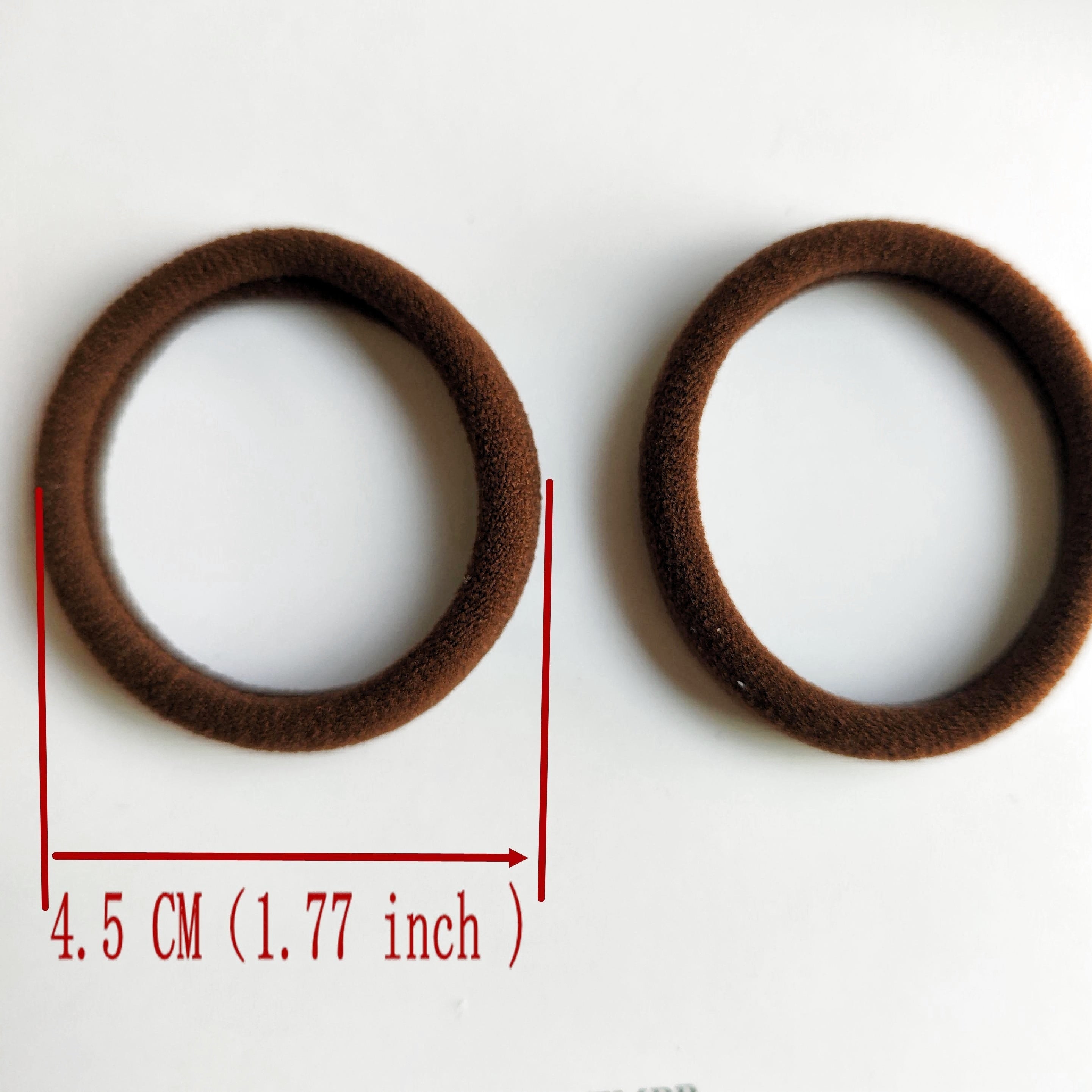 20pcs Large Nylon Hair Ties Thick Hair Bands No Crease No Damage For Women