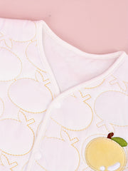 2pcs Cartoon Embroidery V Neck Vest
