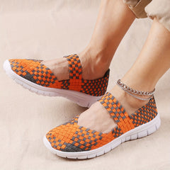 Braided Slip On Flatform Shoes Women's Casual Comfy Outdoor Versatile Shoes