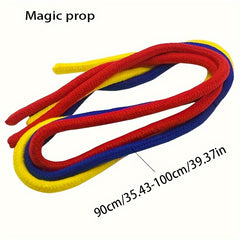 3pcs Ultimate Three Ring Magic Set Rope Chain Illusions for Mind Reading Fun