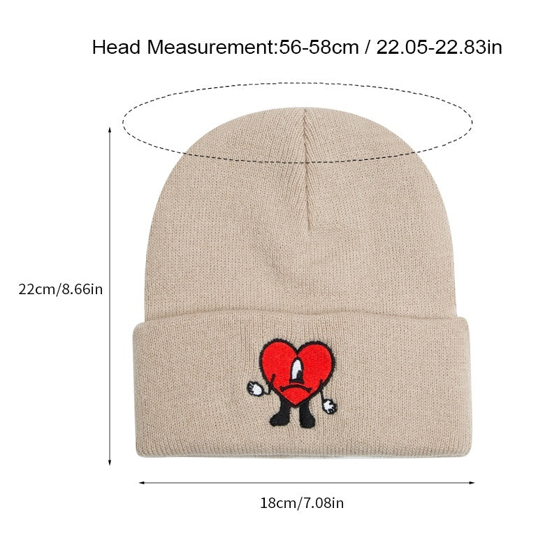 Men's Love Warm Knitted Hat for Winter