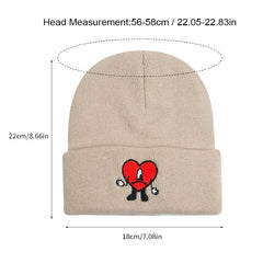 Men's Love Warm Knitted Hat for Winter