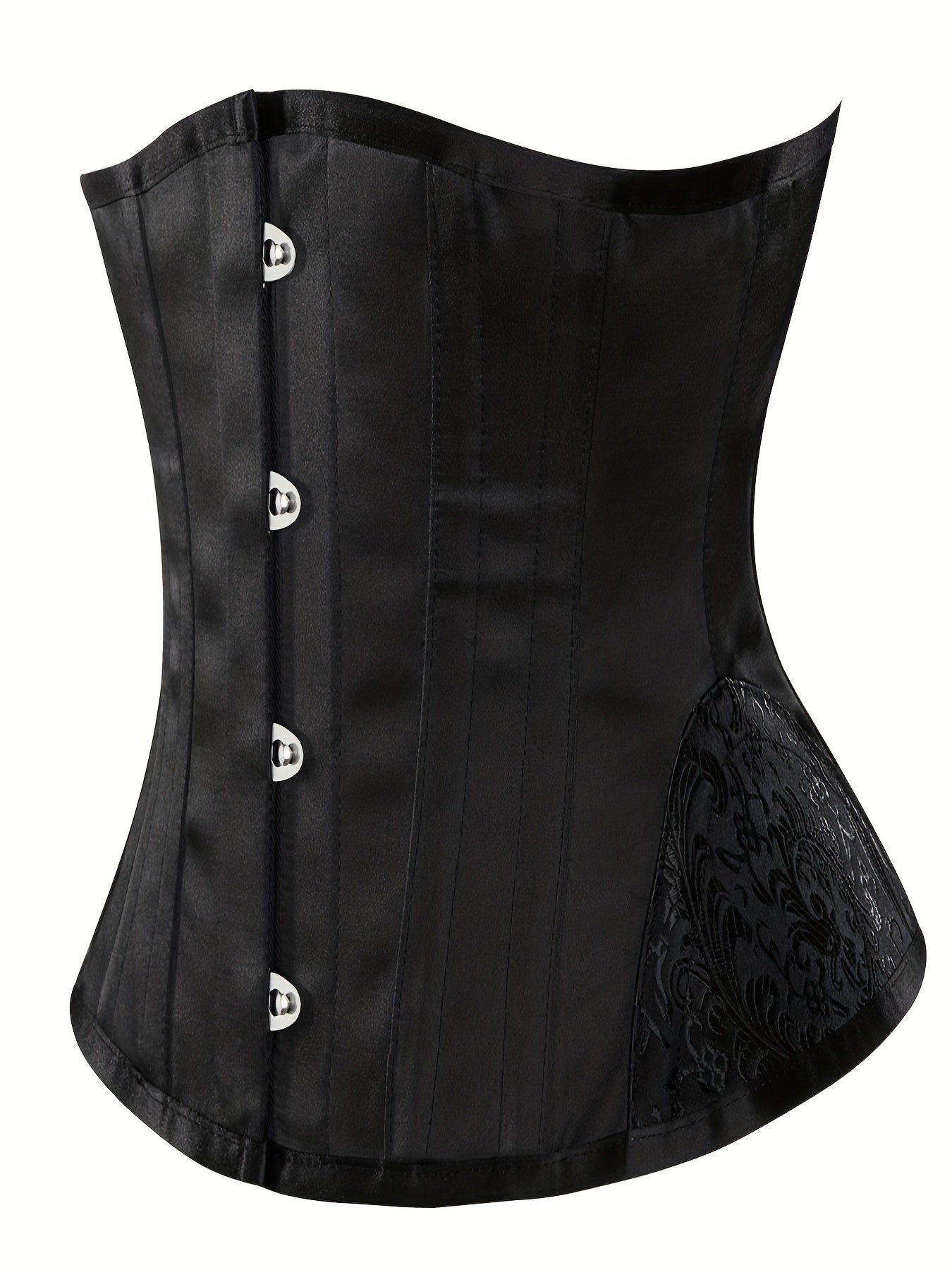 Tummy Control Lace Up Corset Underbust Body Shaper