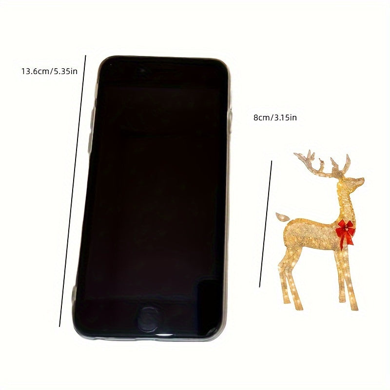 Acrylic Christmas Tree Snowflake Pendant Decoration Christmas Deer Home Decor