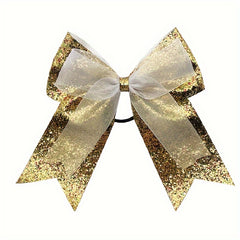 Sequins Bow Hair Band Cheerleading Headdress Hair Accessory