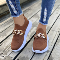 Women's Comfortable Thick Bottom Sneakers Lightweight Sports Shoes