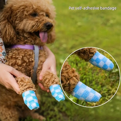 Self Adhesive Pet Bandage Dog Walking Foot Protection Bandage