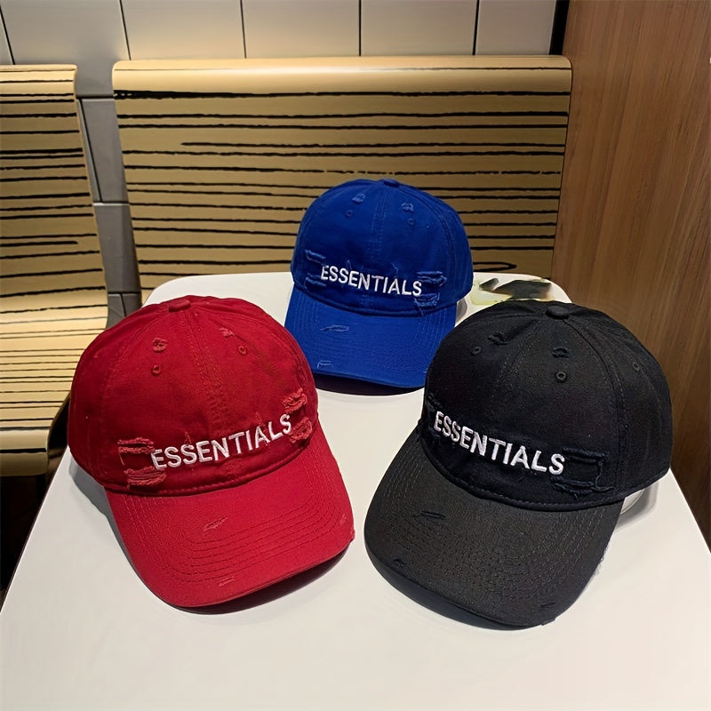 Unisex Sunshade Ripped Baseball Cap Outdoor Sport