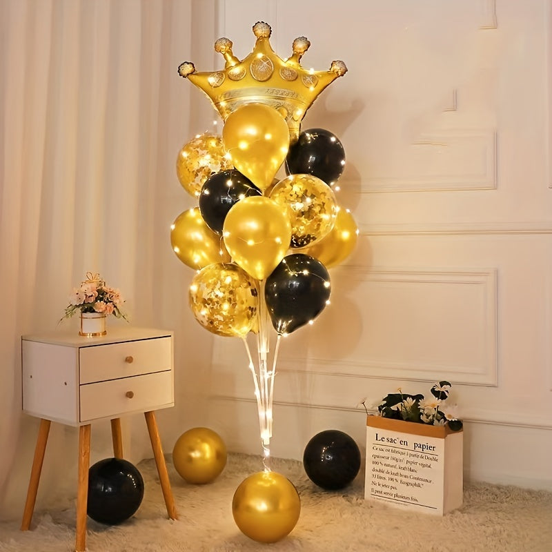 14pcs Table Balloons Scene Decorations Mother's Party Supplies