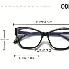 Light Blocking Glasses Block Cat Eye Clear Lens Computer Glasses