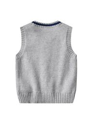 Boys Striped Sweater Vest