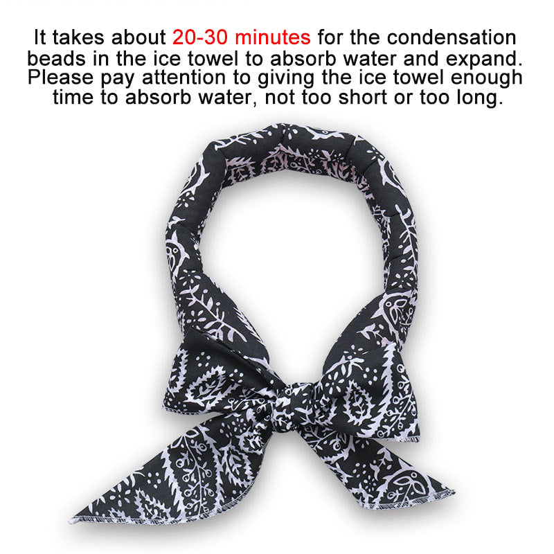 Reusable Cooling Neck Wraps Ice Bandanas For Summer Outdoor Activities