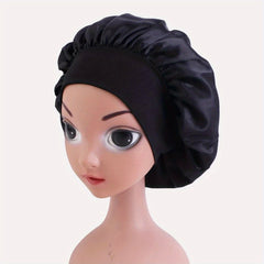 Girls Casual Bonnet Cap Night Cap Elastic Shower Cap