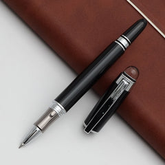 Lacquer Metal Roller Ball Pen Silver Clip 2 Colors Office Business School Gift