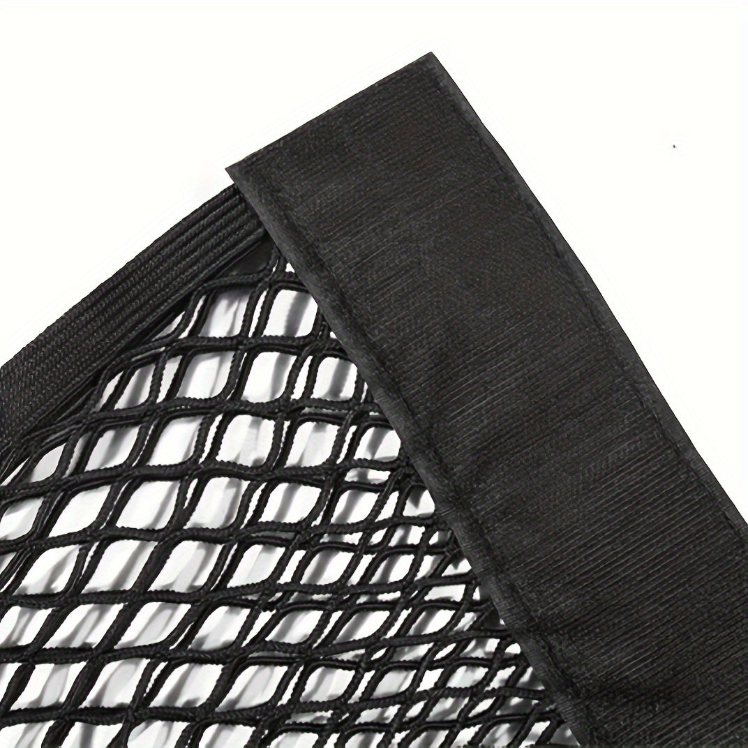 Large Capacity Hook and loop Mesh Garbage Bag Car Wash Storage Net