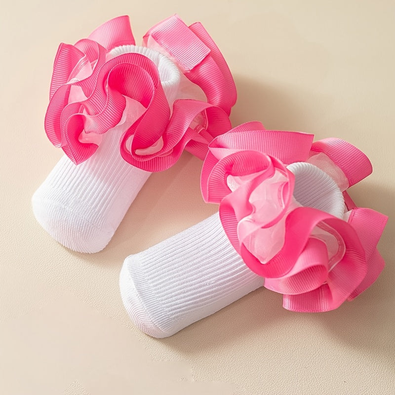 Girls Lace Cotton Breathable Socks