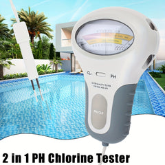 2-in-1 Water Testing Device for Pool and Spa PC102 pH and Chlorine Meter