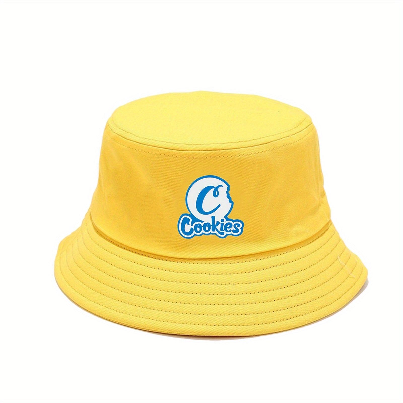 Cookies Printed Bucket Hat Hip Hop Funny Cap Unisex Fisherman Cap