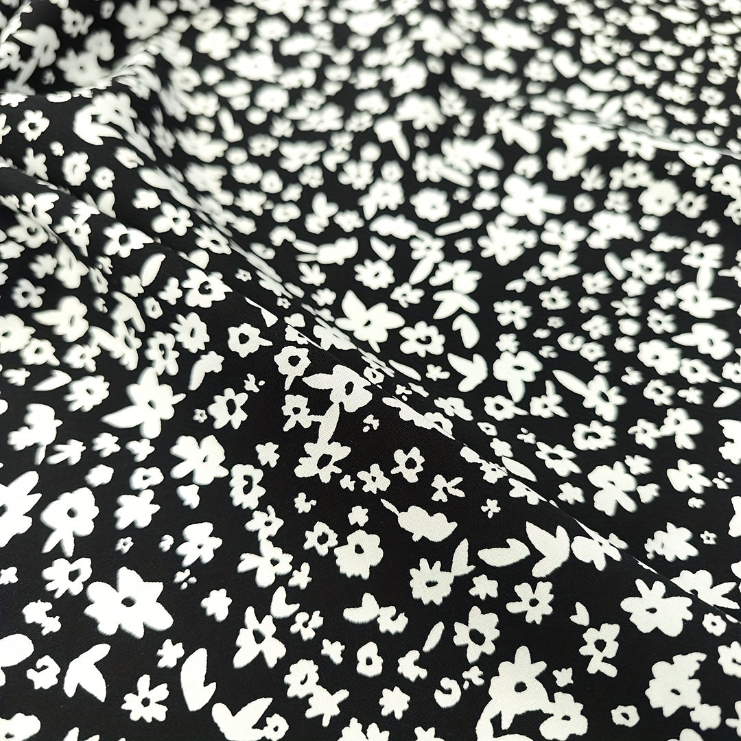 1yd Faux Cotton Fabric for DIY Clothes Pants Dress Quilt Covering