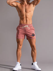 Cartoon Figure Comfy Shorts Men's Casual Stretch Waist Drawstring Shorts