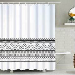 Waterproof Shower Curtain Printed Bathroom Partition Room Decor