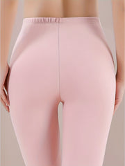 2 Pairs Thermal Pants Soft Comfy Elastic Tights Women's Lingerie